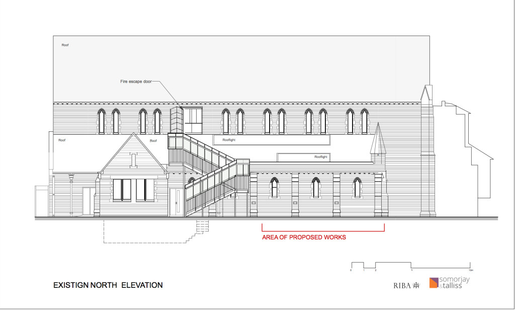 Kew EXIS North elevation